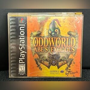 Oddworld: Abe's Exoddus (Sony PlayStation 1, 1998) Tested, Working